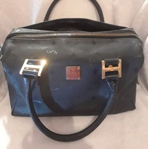 NWOT AUTHENTIC MCM Black Leather